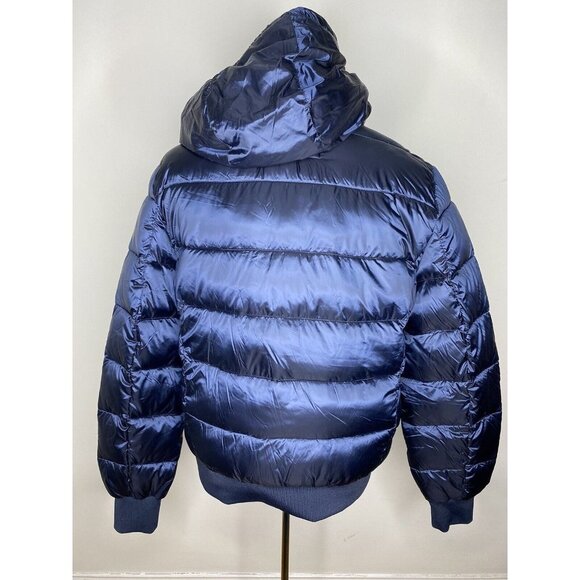 Slate & Stone Hooded Navy‎ Down Jacket Size L - Picture 8 of 12